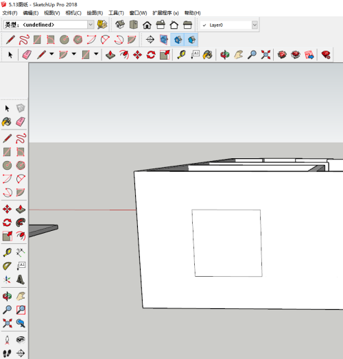 sketchup草图大师如何制作窗户