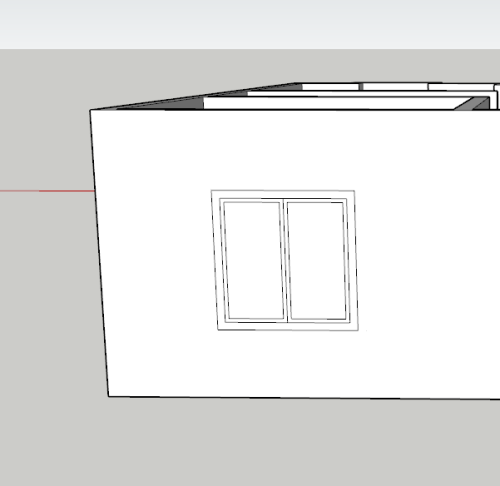 sketchup草图大师如何制作窗户