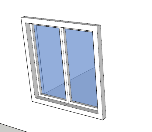 sketchup草图大师如何制作窗户