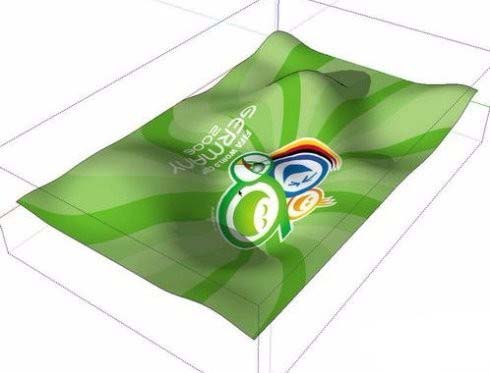 SketchUp曲面模型怎么贴图