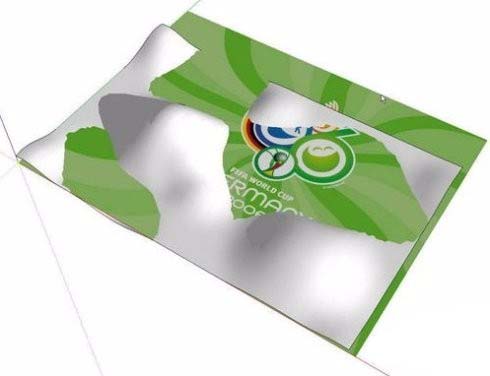 SketchUp曲面模型怎么贴图