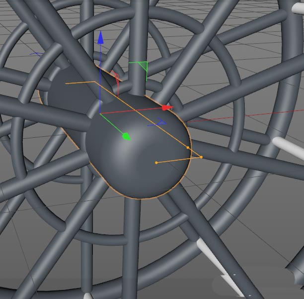 MaxonCinema 4D怎么建模三维立体的摩天轮