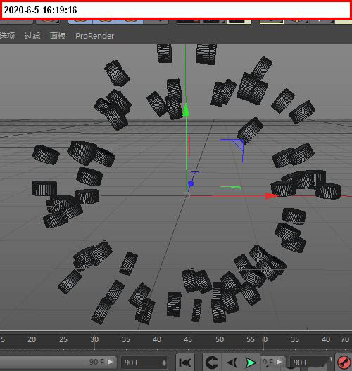 C4D怎么切割手镯模型