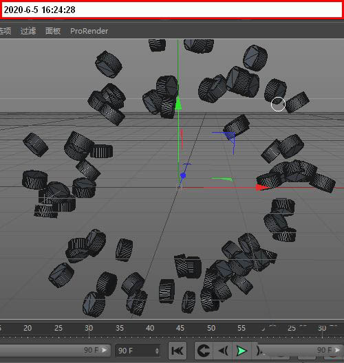 C4D怎么切割手镯模型