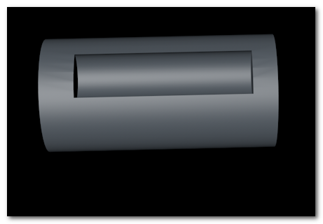 c4d怎么设计有凹槽的圆柱模型