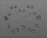 C4D怎么制作规律的跳动的小圆球动画