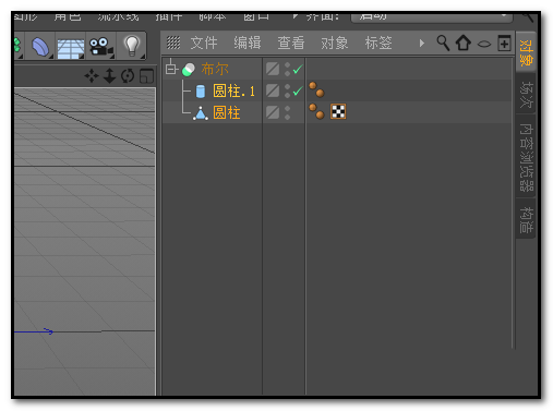 c4d怎么设计有凹槽的圆柱模型
