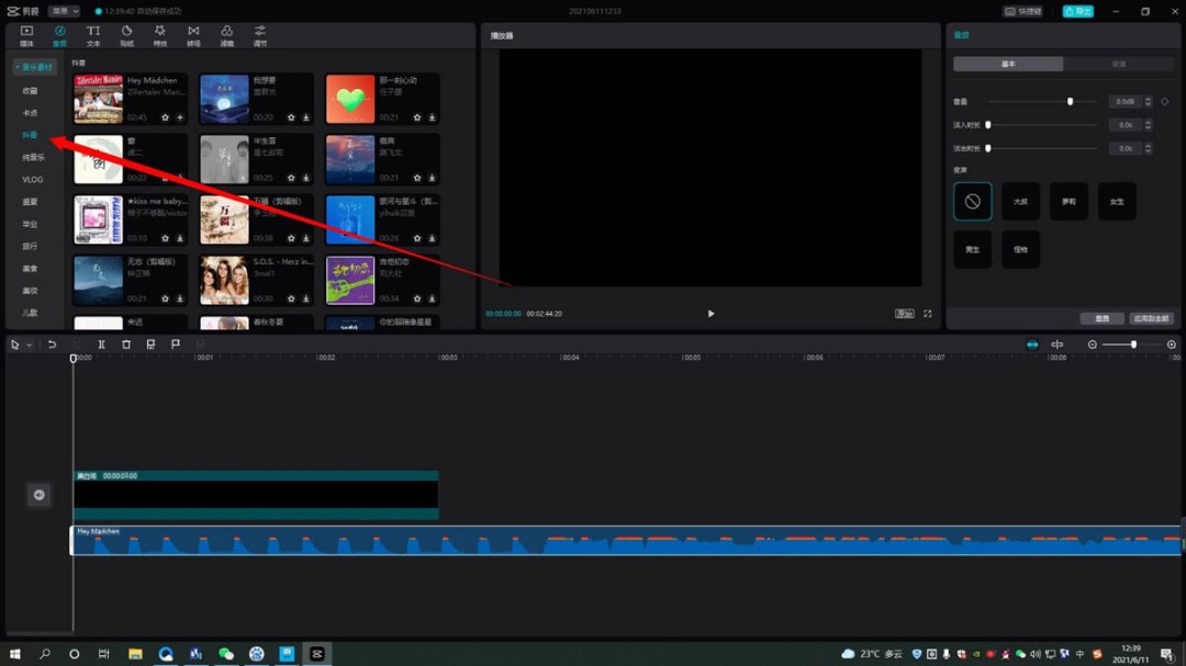 剪映专业版自动踩点功能怎么用
