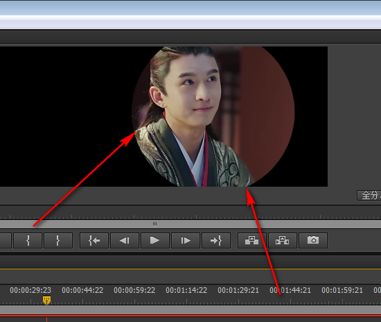 premiere怎么给视频制作圆形的遮罩效果