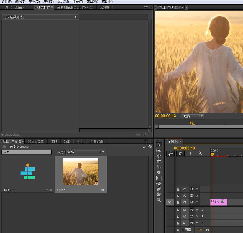 premiere怎么给视频添加杂色效果