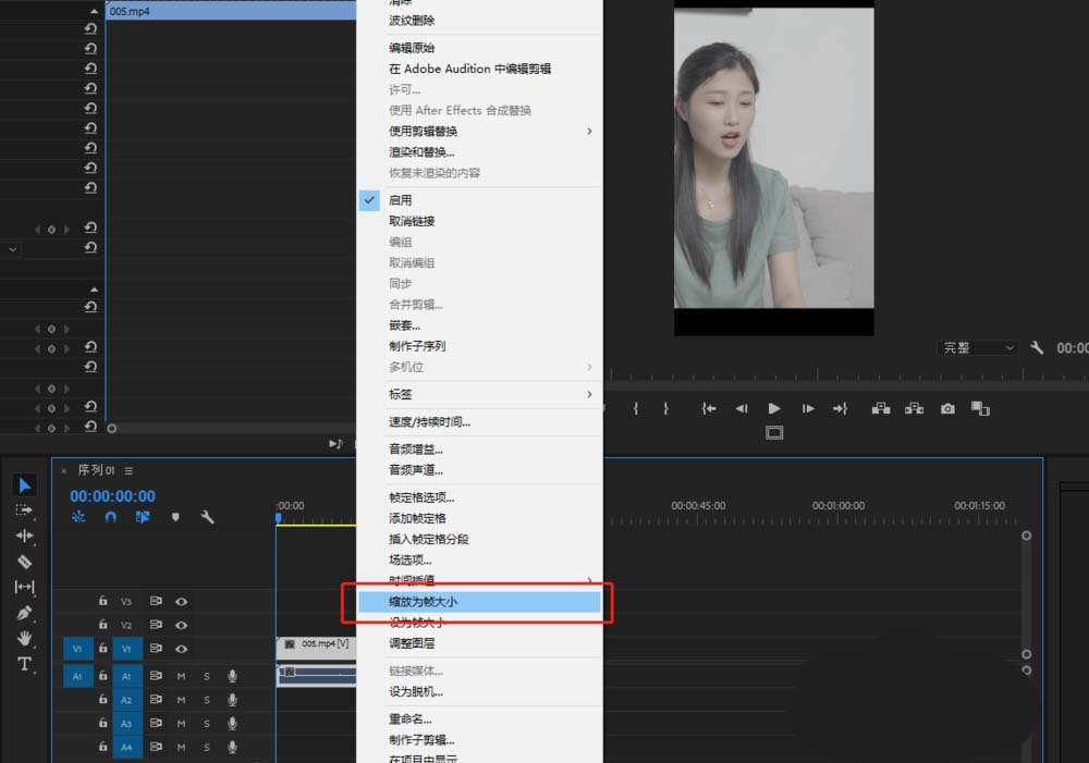 premiere怎么制作抖音三屏比例的视频