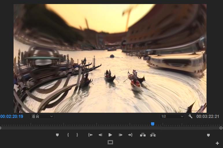 premiere镜头扭曲效果怎么使用