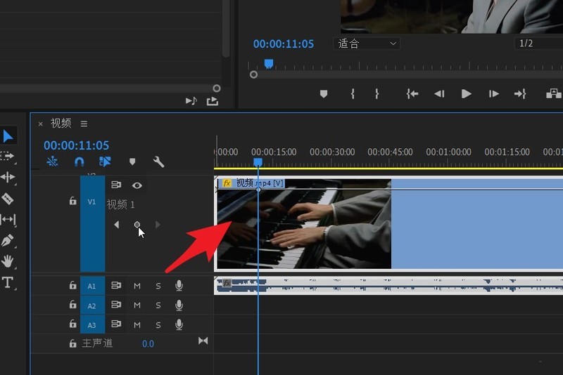 premiere关键帧按钮灰色不可用怎么办