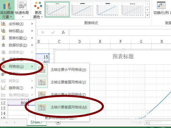 excel2013表格中怎么制作对数图表