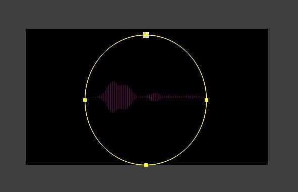 AE怎么制作圆形音乐频谱线