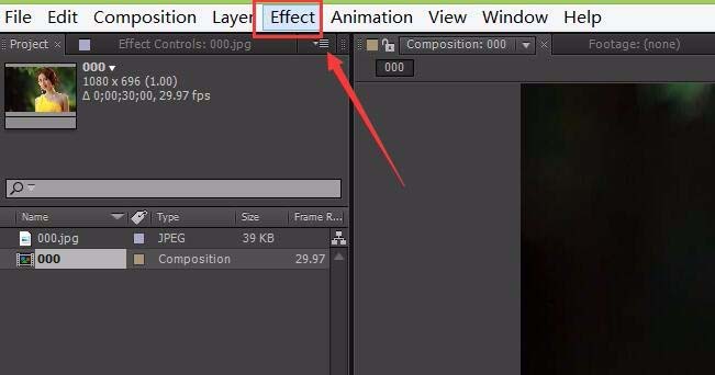 ae怎么给图片制作lens flare效果