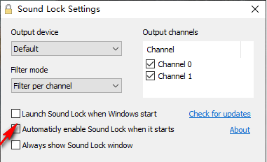 soundlock怎么开机自启